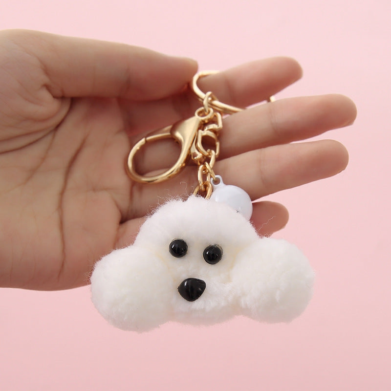 Wholesale Cute Cartoon Teddy Wool Felt Keychain